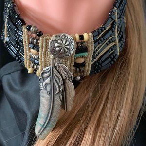 Native American Necklace, Choker